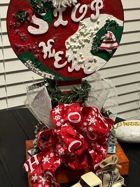 Santa STOP HERE! HO! HO! HO!